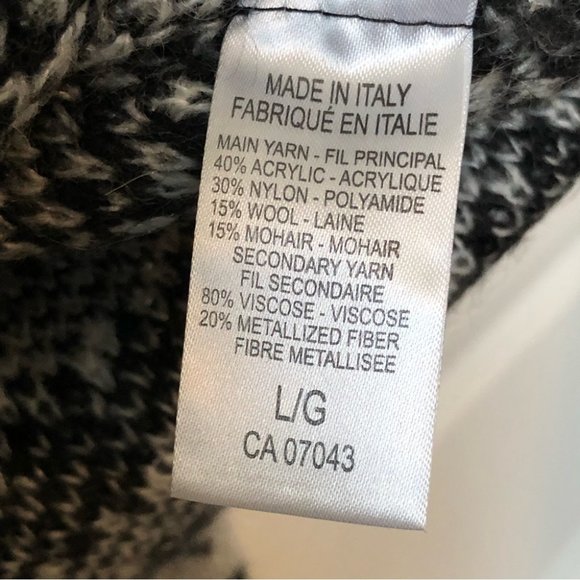 Elsamanda Wool Mohair Zebra Animal Print Knit Sweater - Picture 5 of 5